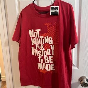 Bold Red Graphic T-Shirt